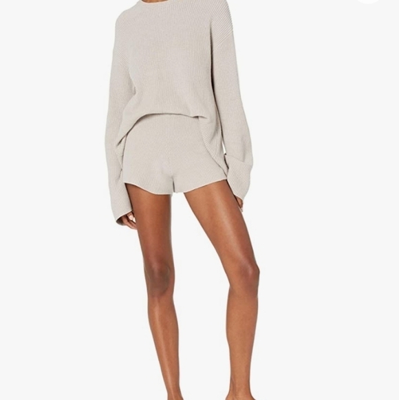 The Drop Pants - The drop faith pullon ribbed sweater shorts